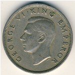 1 флорин 1947 г. Новая Зеландия(16) -1643 - реверс