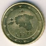 10 центов 2011 г. Эстония(26) - 3424 - реверс