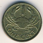1 цент 2004 г. Сейшелы(19) -196 - аверс