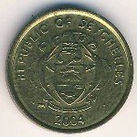 1 цент 2004 г. Сейшелы(19) -196 - реверс
