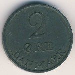 2 эре 1970 г. Дания(28) -4173 - аверс
