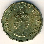 1/4 шиллинга 1964 г. Джерси(7) - 1425 - реверс