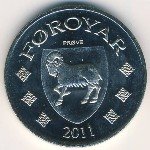 5 крон 2011 г. Фарерские острова (22) - 960 - реверс