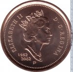 1 цент 2002 г. Канада(11) -6784 - аверс