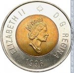 2 доллара 1996 г. Канада(11) -6784 - аверс