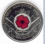 25 центов 2008 г. Канада(11) -6784 - реверс