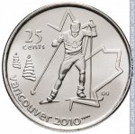25 центов 2009 г. Канада(11) -6784 - реверс