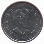 25 центов 2005 г. Канада(11) -6784 - реверс