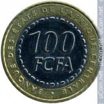 100 франков 2006 г. Центрально-африканская республика (25) - 168 - аверс