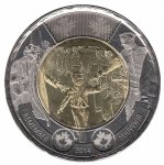2 доллара 2014 г. Канада(11) -6784 - реверс