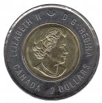 2 доллара 2014 г. Канада(11) -6784 - аверс