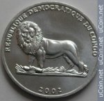 25 сентимо 2002 г. ДР  Конго (8) - 10694 - реверс