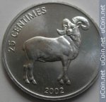 25 сентимо 2002 г. ДР  Конго (8) - 10694 - аверс