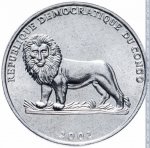 50 сантимов 2002 г. ДР  Конго (8) - 10694 - аверс