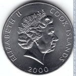5 центов 2000 г. Острова Кука(17) - 32369 - аверс