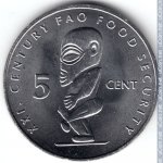 5 центов 2000 г. Острова Кука(17) - 32369 - реверс