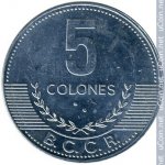 5 колон 2008 г. Коста-Рика(12) -109 - реверс