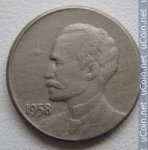 1 сентаво 1958 г. Куба(12) -5032 - реверс