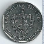 25 сентаво 1994 г. Куба(12) -5032 - аверс