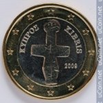 1 евро 2009 г. Кипр(11) - 4797 - реверс