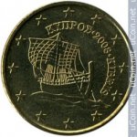 10 центов 2008 г. Кипр(11) - 4797 - аверс