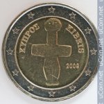 2 евро 2009 г. Кипр(11) - 4797 - реверс