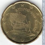 20 центов 2008 г. Кипр(11) - 4797 - аверс