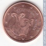 5 центов 2009 г. Кипр(11) - 4797 - реверс