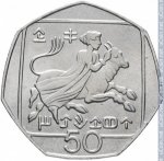 50 центов 2004 г. Кипр(11) - 4797 - реверс