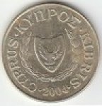5 центов 2004 г. Кипр(11) - 4797 - реверс