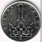 1 крона 2009 г. Чехия(25) - 5695 - реверс