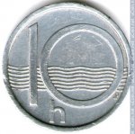 10 гелеров 1998 г. Чехия(25) - 5695 - реверс