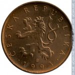 10 крон 1993 г. Чехия(25) - 5695 - аверс