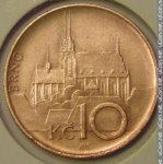 10 крон 1996 г. Чехия(25) - 5695 - реверс