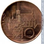 10 крон  2015 г. Чехия(25) - 5695 - аверс