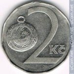 2 кроны 2016 г. Чехия(25) - 5695 - аверс