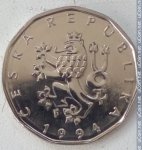 2 кроны 1994 г. Чехия(25) - 5695 - аверс