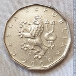 2 кроны 2008 г. Чехия(25) - 5695 - аверс