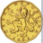 20 крон 2002 г. Чехия(25) - 5695 - аверс
