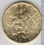 20 крон 2018 г. Чехия(25) - 5695 - реверс