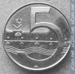 5 крон 2008 г. Чехия(25) - 5695 - аверс