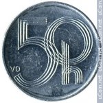 50 гелеров 1999 г. Чехия(25) - 5695 - реверс