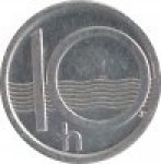 10 гелеров 2002 г. Чехия(25) - 5695 - аверс