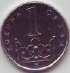 1 крона 2012 г. Чехия(25) - 5695 - аверс