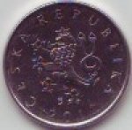 1 крона 2012 г. Чехия(25) - 5695 - реверс
