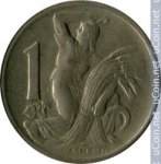 1 крона 1946 г. Чехия(25) - 5695 - аверс