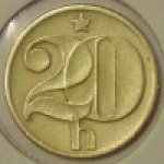 20 гелеров 1980 г. Чехия(25) - 5695 - аверс