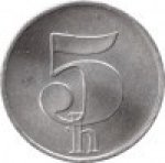 5 геллеров 1991 г. Чехия(25) - 5695 - аверс