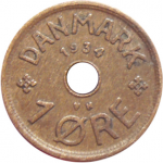 1 эре 1934 г. Дания(28) -4173 - аверс