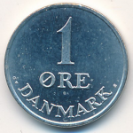 1 эре 1970 г. Дания(28) -4173 - аверс